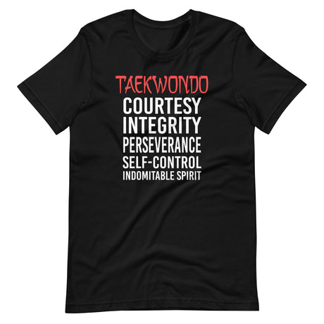 The 5 Tenets of Taekwondo Shirt
