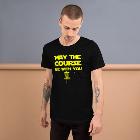 May The Course Be With You Disc Golf Men's Shirt