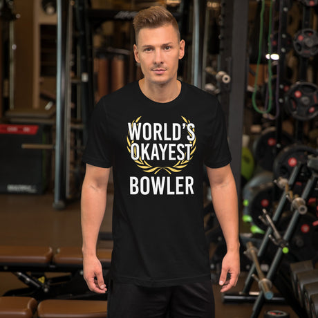 World's Okayest Bowler Men's Shirt