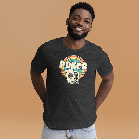Distressed Vintage Poker Men's Shirt