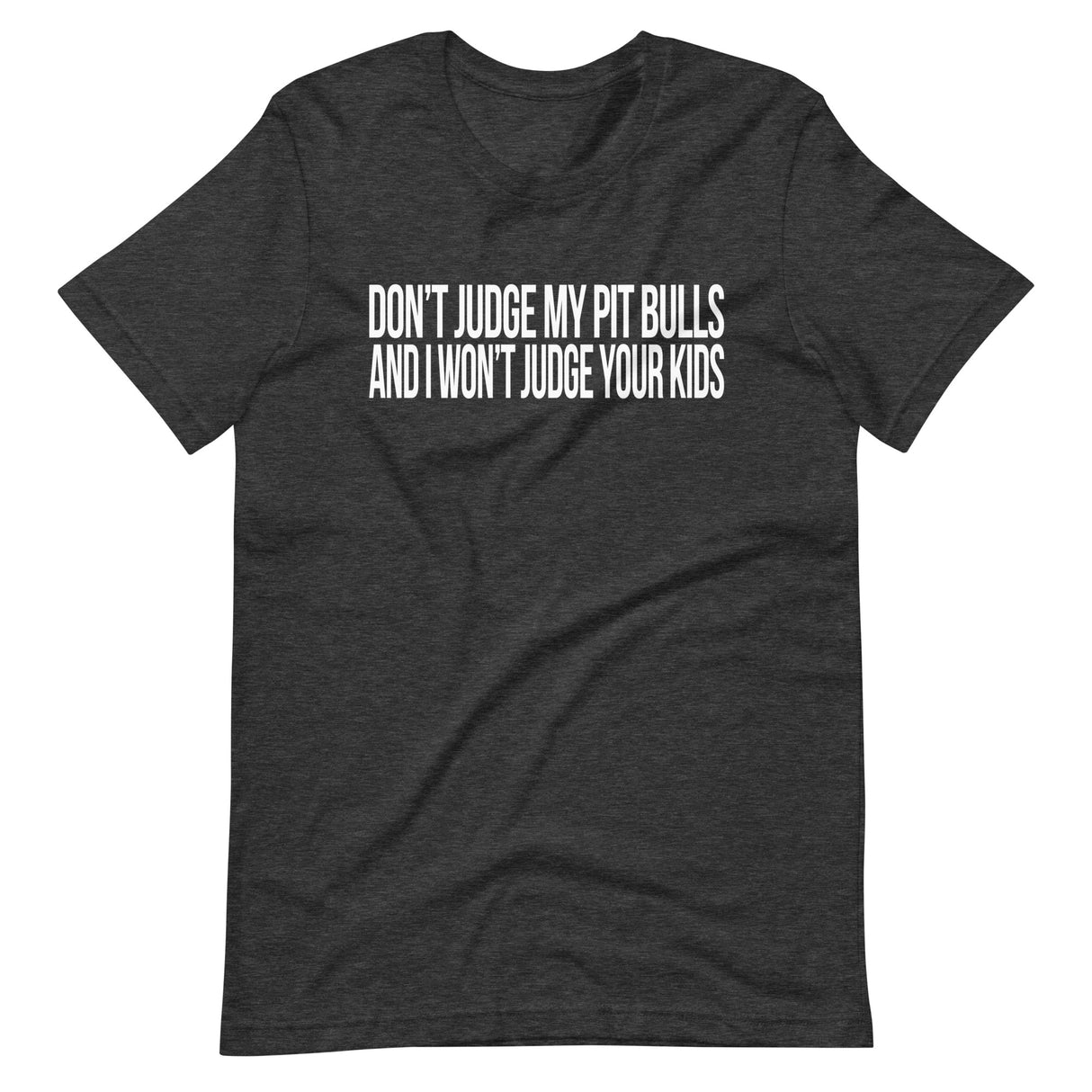 Don't Judge My Pit Bulls Shirt