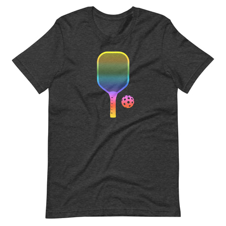 Rainbow Pickleball Paddle Shirt