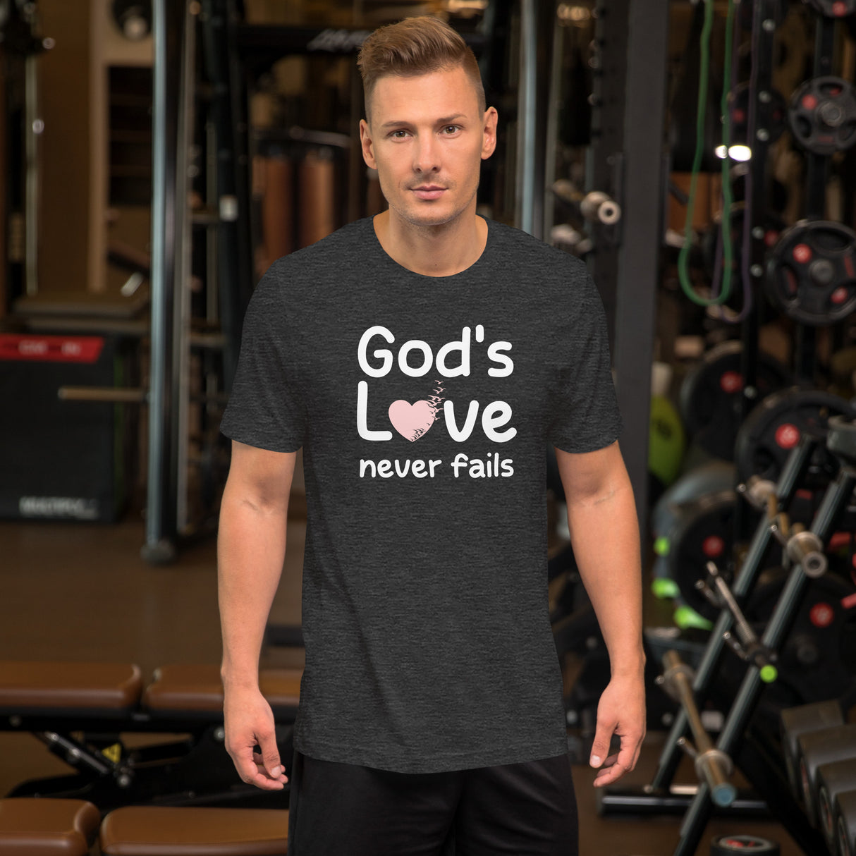 God's Love Never Fails Men's Shirt