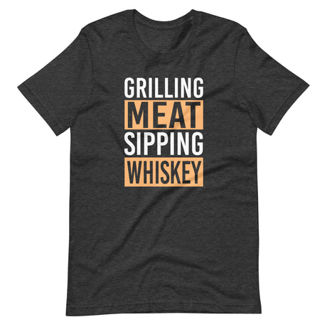 Grilling Meat Sipping Whiskey Shirt