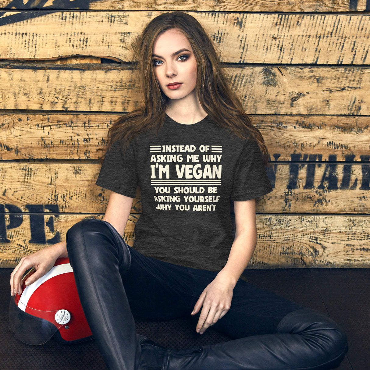 Instead of Asking Me Why I'm Vegan Women's Shirt