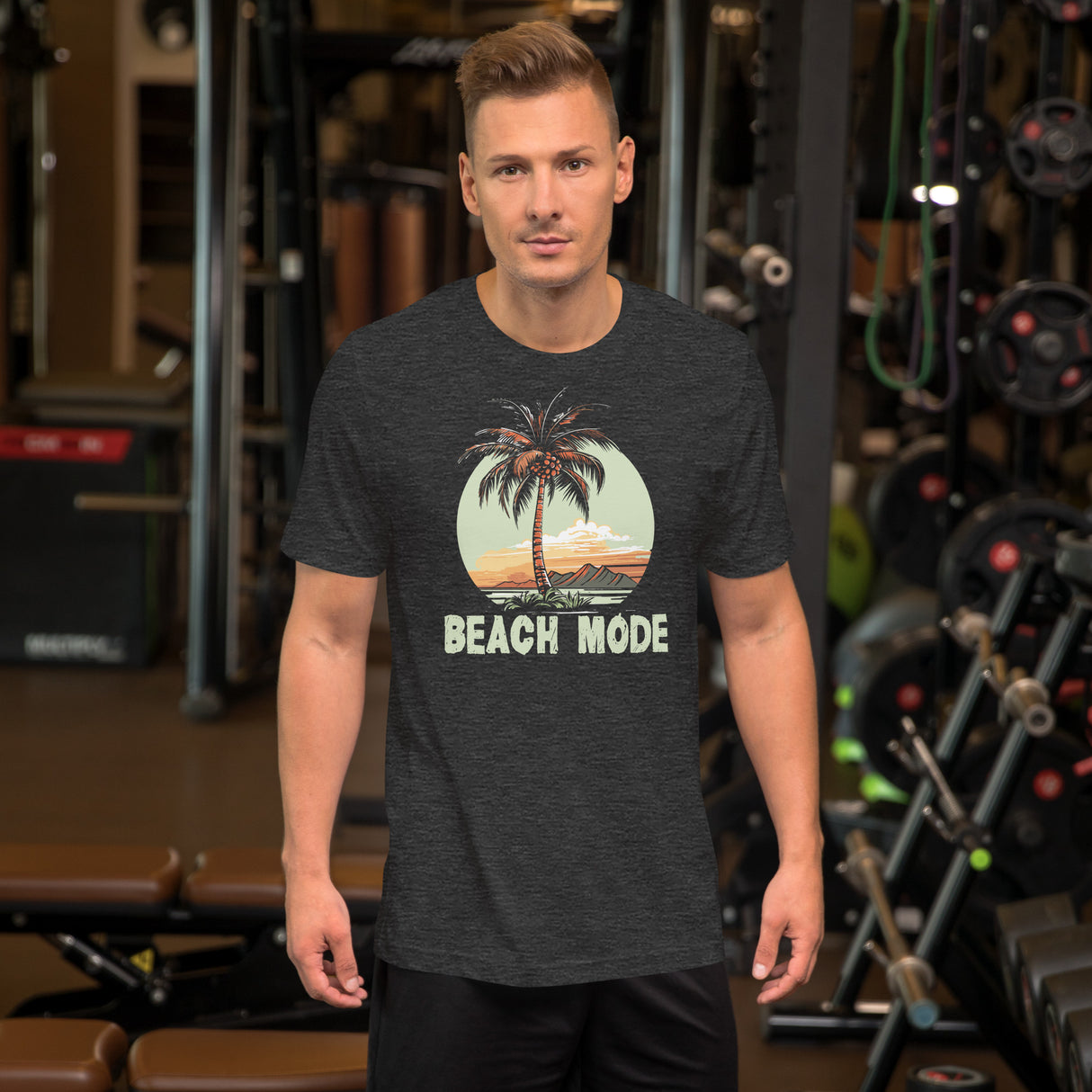 Beach Mode Tropical Island Men's Shirt