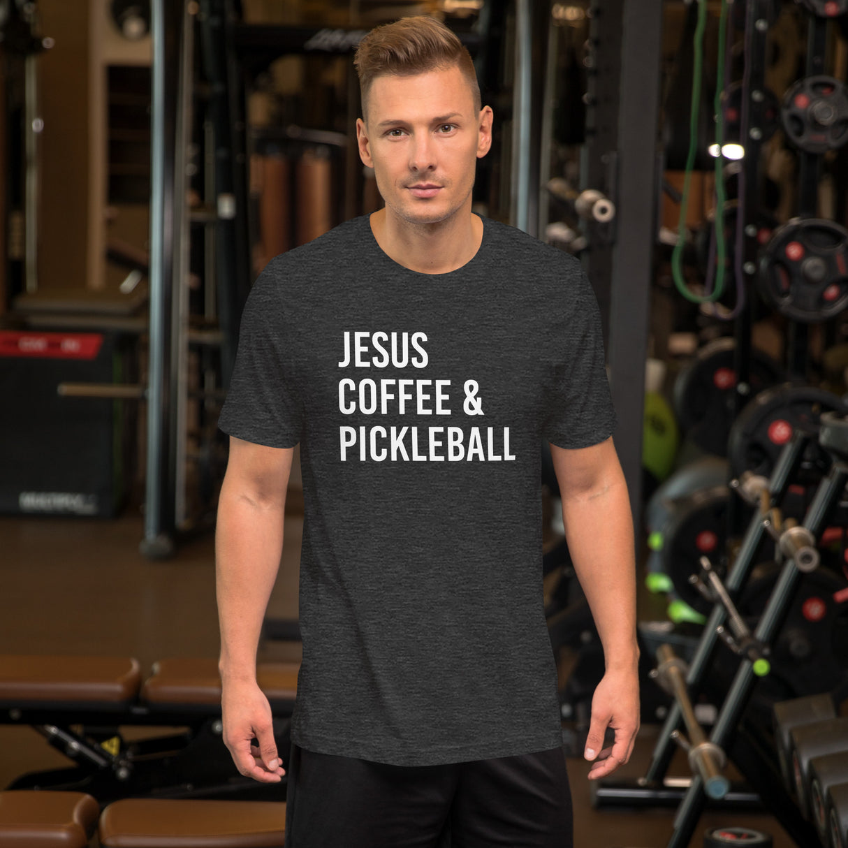 Jesus Coffee Pickleball Men's Shirt