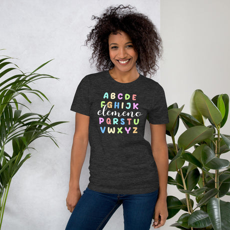 Alphabet Elemeno ABCs Women's Teacher Shirt
