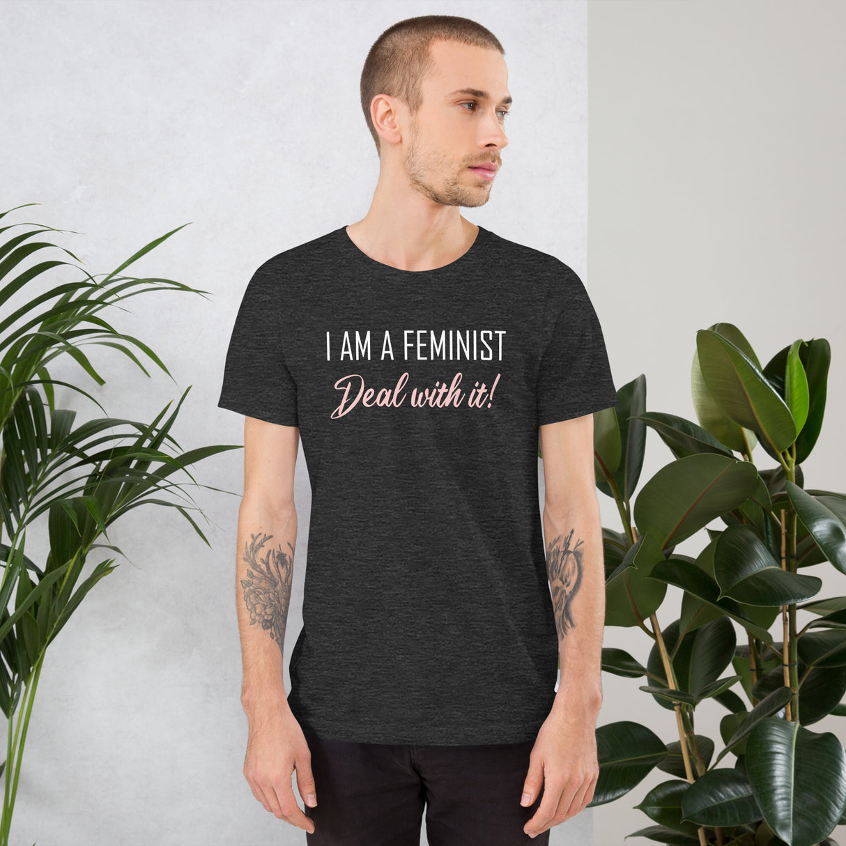 I am a Feminist Deal With it Men's Shirt