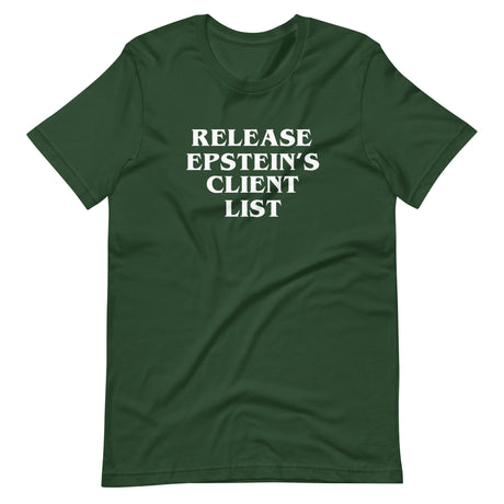 Release Epstein's Client List Shirt