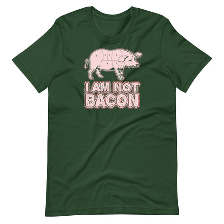 I am Not Bacon Pig Shirt