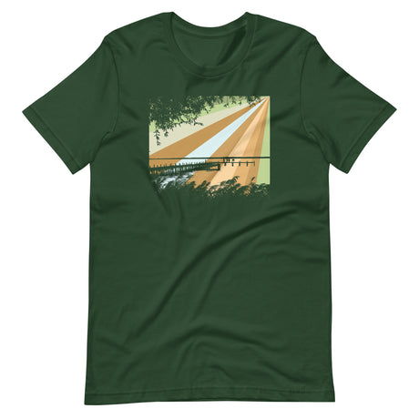 Artistic Lake Camping Shirt