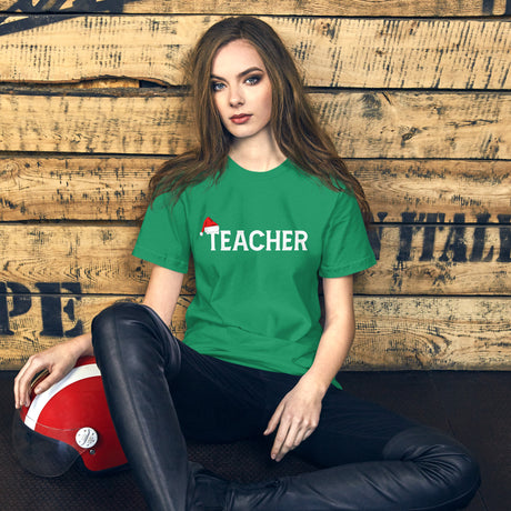 Teacher Santa Hat Women's Shirt