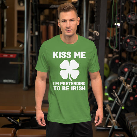 Kiss Me I'm Pretending To Be Irish Men's Shirt
