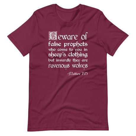 False Prophets Matthew 7:15 Shirt