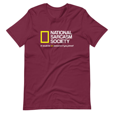 National Sarcasm Society Shirt