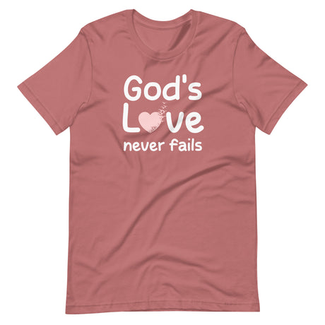 God's Love Never Fails Shirt