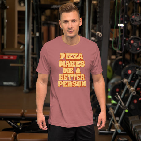 Pizza Makes Me a Better Person Men's Shirt