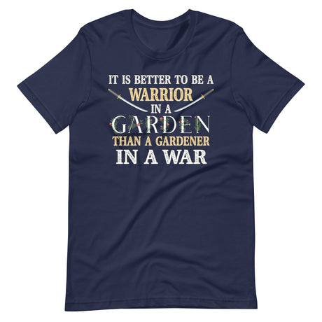 Warrior in a Garden Shirt