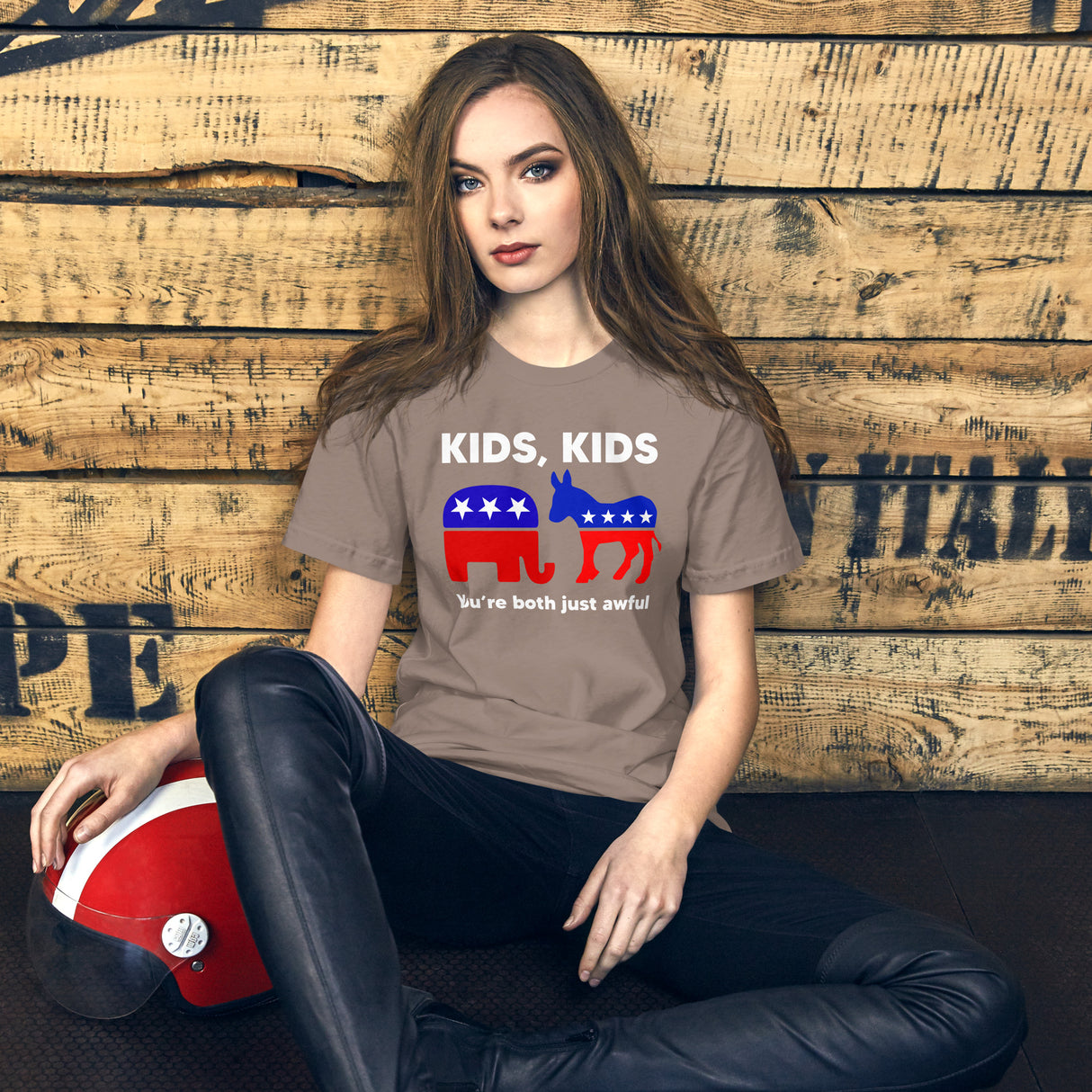 Kids You're Both Just Awful Libertarian Women's Shirt