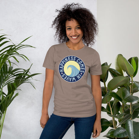 Happiness Comes In Waves Women's Shirt