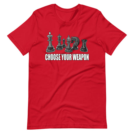 Choose Your Weapon Chess Shirt