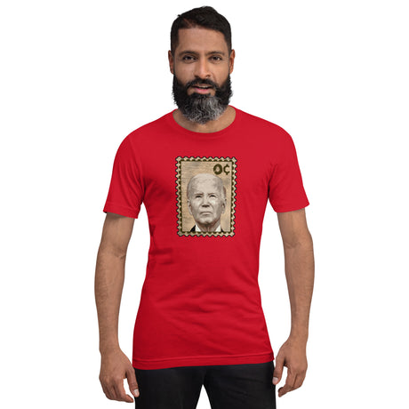 Joe Biden Zero Cents Stamp Men's Shirt