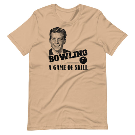 Bowling a Game of Skill Vintage Ad Shirt