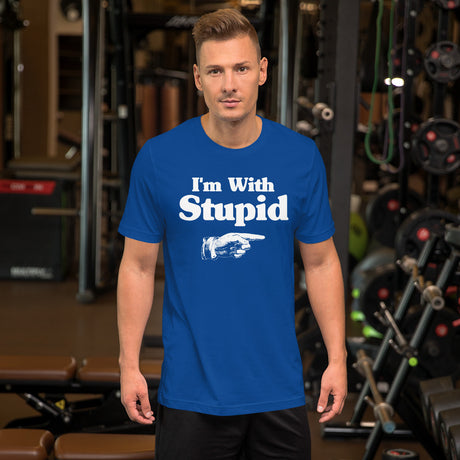 I'm With Stupid Men's Shirt