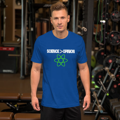 Science Is Greater Than Opinion Men's Shirt