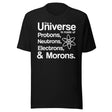 Universe Electrons Morons Shirt