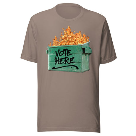 Vote Here Dumpster Fire Shirt