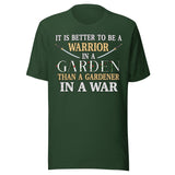 Warrior in a Garden Shirt