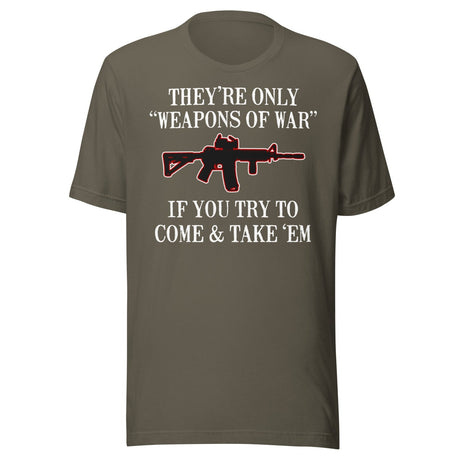 Weapons Of War Gun Shirt