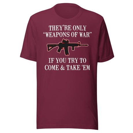 Weapons Of War Gun Shirt
