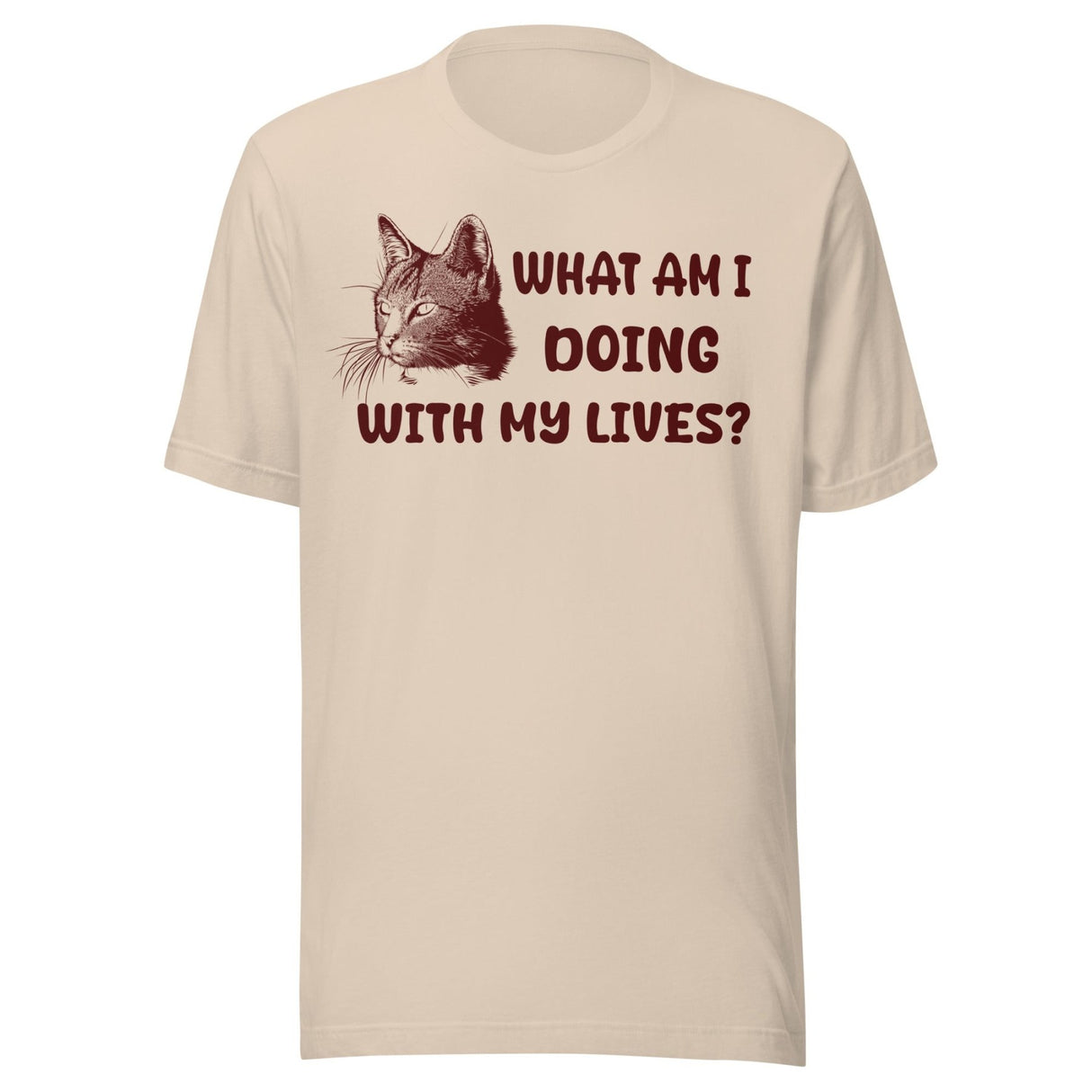 What Am I Doing With My Lives Cat Shirt