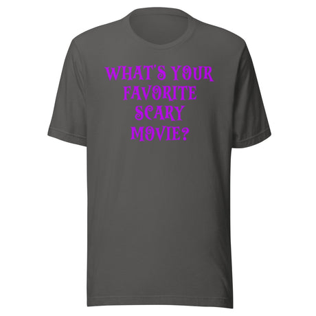 What's Your Favorite Scary Movie Shirt
