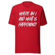 Where Am I And What Is Happening Shirt