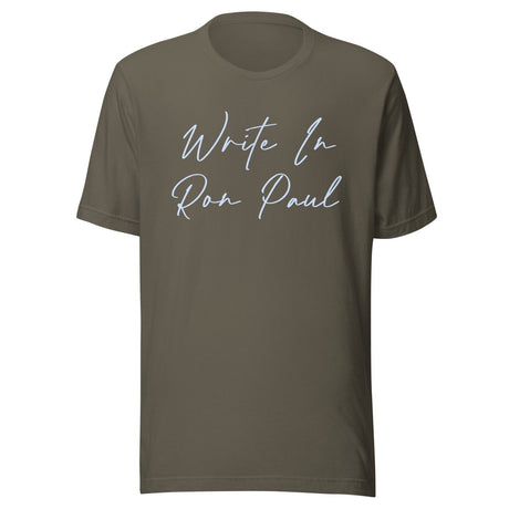 Write In Ron Paul Shirt