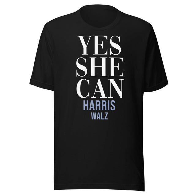 Yes She Can Harris Walz Shirt